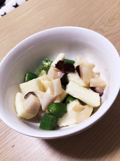 オクラとタコと長芋のわさび風味和え-レシピのメイン写真