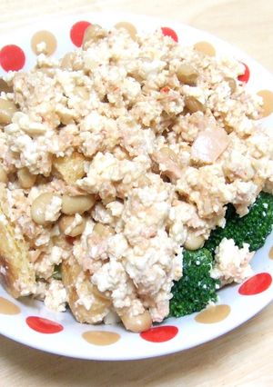 タンパク強化!豆腐の兄弟あえ-レシピのメイン写真