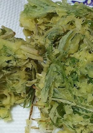 水菜のかき揚げ-レシピのメイン写真