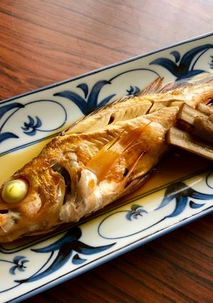 あからバチメと牛蒡の煮付け-レシピのメイン写真