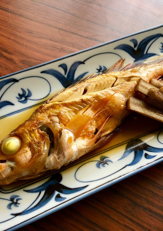あからバチメと牛蒡の煮付け-レシピのメイン写真