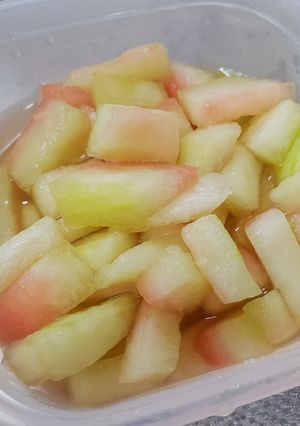 スイカの皮の浅漬け-レシピのメイン写真