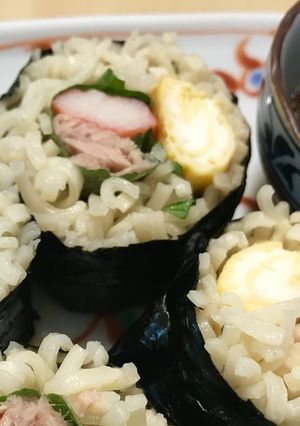 インスタントラーメンで巻き麺-レシピのメイン写真