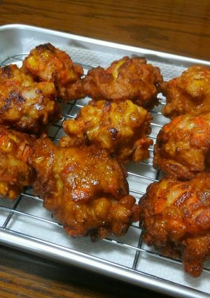塩麹☆鶏むねコーンの落とし揚げ-レシピのメイン写真