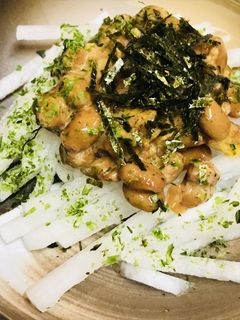 毎日の納豆●シャキシャキ大根サラダ添-レシピのメイン写真