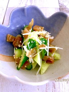 キュウリとザー菜の和え物 (^^)♡-レシピのメイン写真