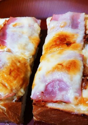 簡単朝食！フライドオニオントースト♪-レシピのメイン写真