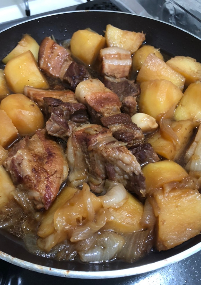 炊飯器で肉じゃが風豚の角煮☆-レシピのメイン写真