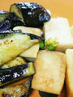 茄子と高野豆腐の揚げ煮-レシピのメイン写真