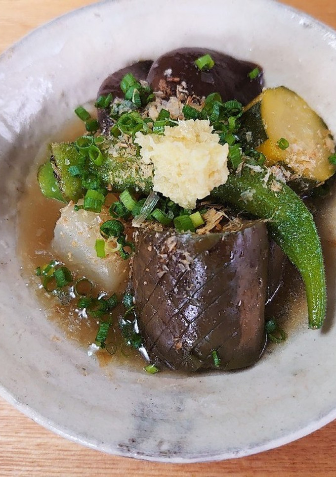 簡単！夏野菜の煮びたし♪-レシピのメイン写真