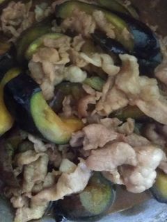 茄子と豚小間の炒め物-レシピのメイン写真