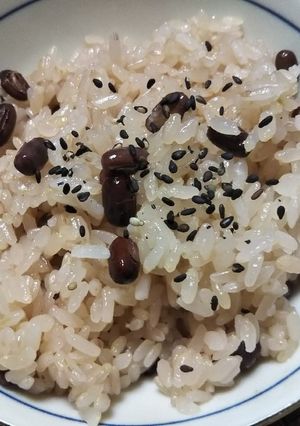 圧力鍋でお赤飯-レシピのメイン写真