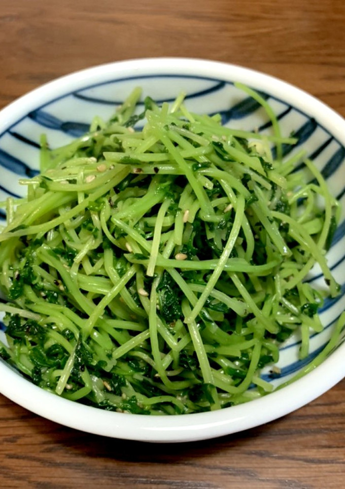 豆苗のぱっぱと炒め-レシピのメイン写真