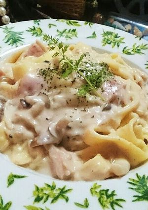 クリームパスタ♡きこり風-レシピのメイン写真