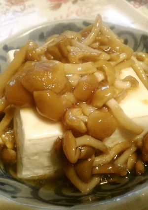 レンジで!なめこのトッピング-レシピのメイン写真
