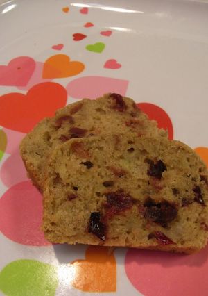 全粒粉でバナナケーキ☆クランベリー入り♪-レシピのメイン写真
