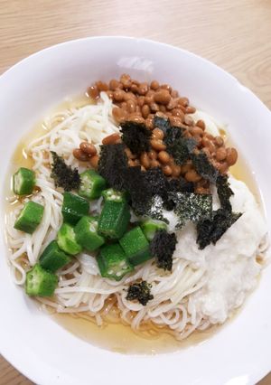 とろ☆ネバぶっかけそうめん-レシピのメイン写真