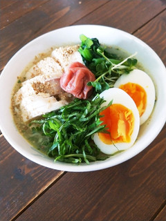 梅干しでさっぱり!冷やし塩ラーメン-レシピのメイン写真