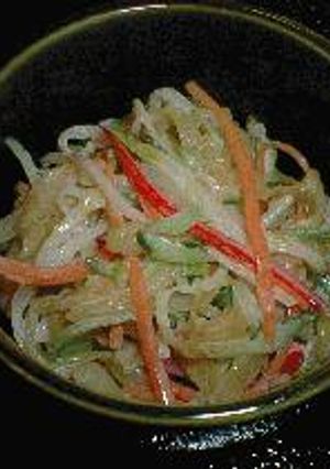 はなびし草のくらげの中華風酢の物-レシピのメイン写真
