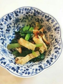 レンジ ほうれん草 かつお節 めんつゆ-レシピのメイン写真