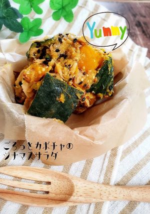ごろっとカボチャのツナマスサラダ-レシピのメイン写真