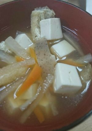 けんちん汁-レシピのメイン写真