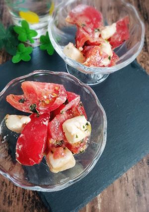 5分de簡単！トマトのクリチーマリネ-レシピのメイン写真