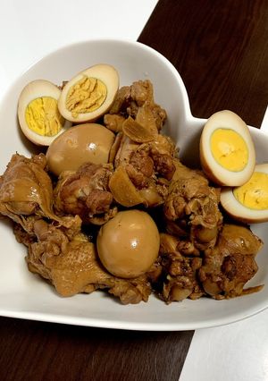 手羽元と卵のコーラでさっぱり煮-レシピのメイン写真