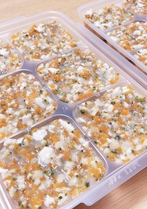 離乳食中期★納豆と豆腐と野菜の煮物-レシピのメイン写真