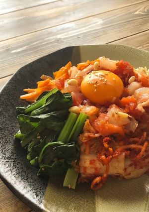 発芽玄米の海鮮・生ビビンバ丼-レシピのメイン写真
