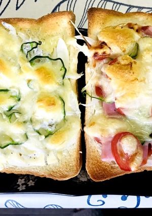 しらすトースト&トマトトースト-レシピのメイン写真