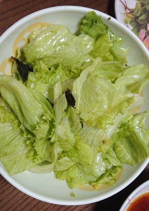 レタスサラダ-レシピのメイン写真