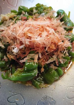 ピーマン☆種もまるごと☆簡単お浸し☆-レシピのメイン写真