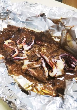 イカげそのさっぱり肝ホイル-レシピのメイン写真