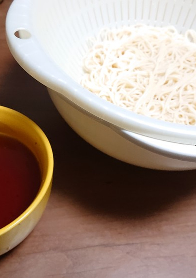 茅の舎のだしを使っためんつゆ-レシピのメイン写真