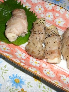 ✿エリンギで簡単❀チビ✿肉巻き-レシピのメイン写真