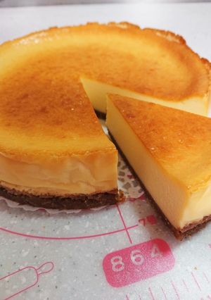 ベイクドチーズケーキ-レシピのメイン写真