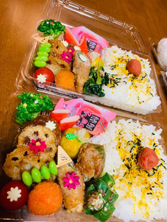 友人2人用のお弁当1-レシピのメイン写真