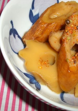 副惣菜に簡単✿ちくわぶと❀ちくわの✿煮物-レシピのメイン写真