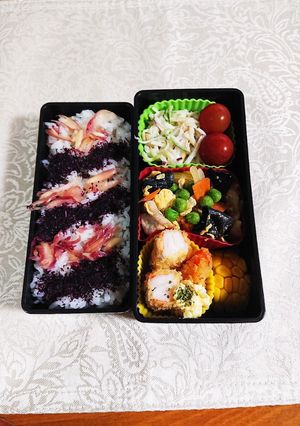 豚肉とキクラゲの中華炒めのお弁当です-レシピのメイン写真