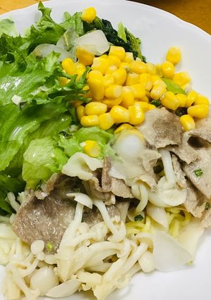 野菜たっぷり★豚しゃぶラーメン-レシピのメイン写真