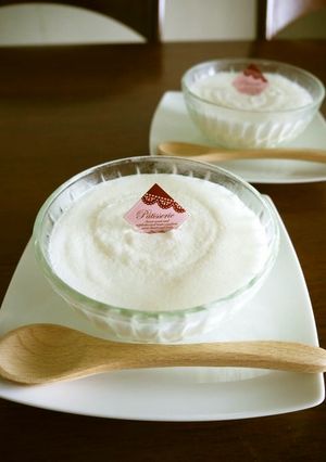 【材料4つ】ふわふわ♡クリームババロア♪-レシピのメイン写真