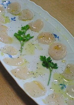 激旨!激簡単!帆立のカルパッチョ!-レシピのメイン写真