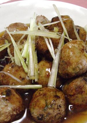 中華風肉だんご（甘酢あんかけソース）-レシピのメイン写真