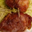 すき焼きたれで豚ロース照り焼き
