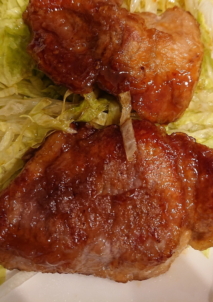 すき焼きたれで豚ロース照り焼き-レシピのメイン写真
