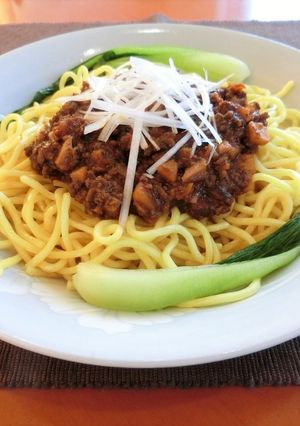 アスリート食★エゾシカ肉のジャージャー麺-レシピのメイン写真
