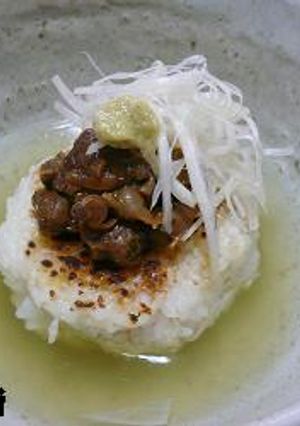 焼きおにぎり～あさりの佃煮のせ～-レシピのメイン写真