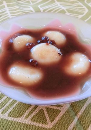 アスリート食じゃがいも白玉冷やしぜんざい-レシピのメイン写真