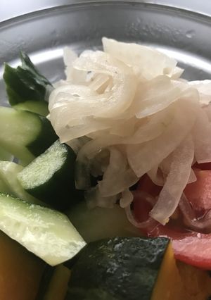 我が家の酢玉葱 酢+オリゴ糖 簡単 低糖-レシピのメイン写真